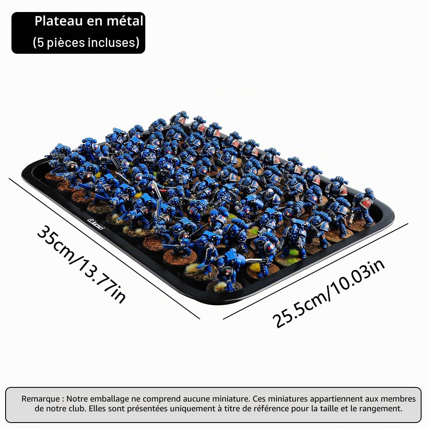 Jucoci Mallette de Rangement pour Miniatures (Grande Taille avec lumière)