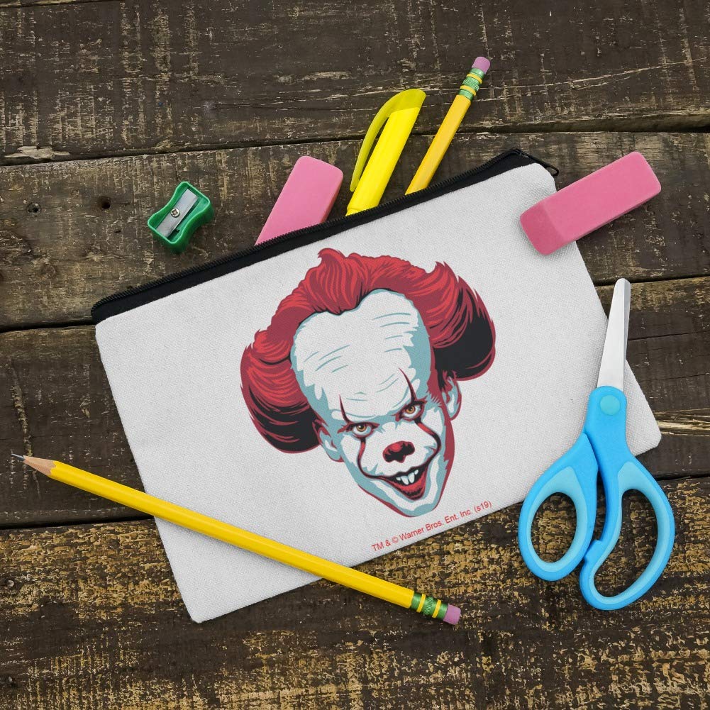 IT Pennywise Come Home Pencil Pen Organizer Zipper Pouch Case