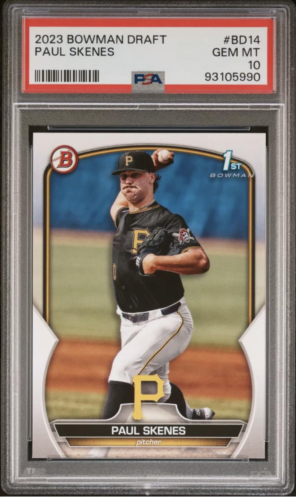 Amazon.com: 2023 Topps Bowman Draft Paul Skenes #BD14 Rookie 