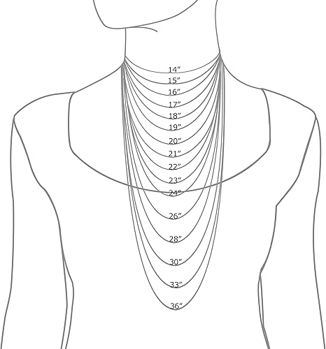 Miniatura 4 de Collar con cadena de corte diamante de 1.3 mm, plata esterlina sólida italiana sin níquel, 14 a 36 pulgadas