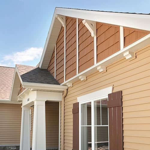 Miniatura 2 de Fypon Soportes arquitectónicos de alta calidad estilo plano liso  Uso interior y exterior de bajo mantenimiento  3.5 pulgadas de ancho x 11 pulgadas