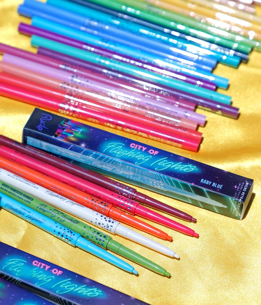 RUDE City of Flashing Lights Micro Retractable Liner