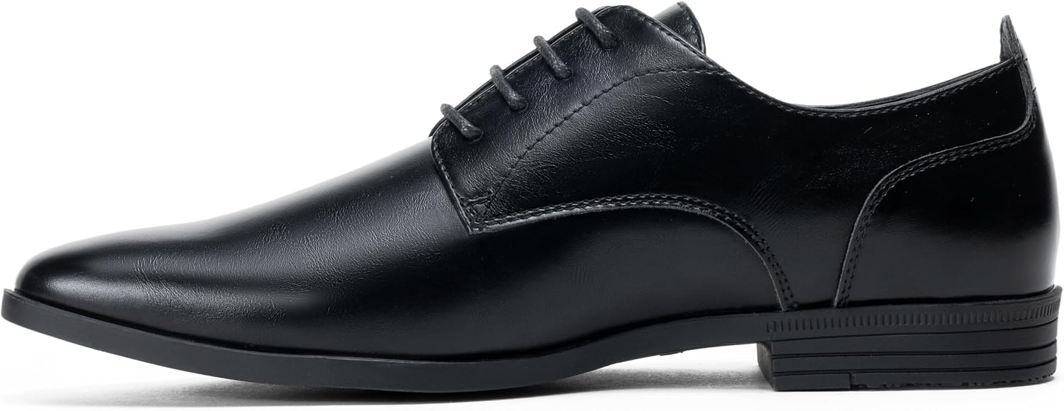 Vostey Dress Shoes for Men Classic Comfortable Oxford Lace Up Wedding Shoes