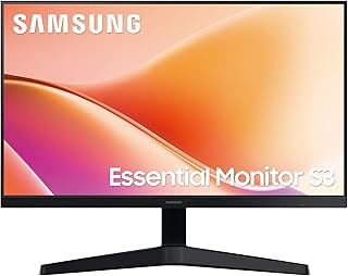 Samsung 24" Flat Monitor | FHD (1920 x 1080)| 100 Hz | 5 ms | D-Sub & HDMI Ports | Game Mode | Wide Viewing Angle | 3000:1 Contrast Ratio | Eye Saver Mode | Wall Mountable | LS24F330EAWXXL | Black