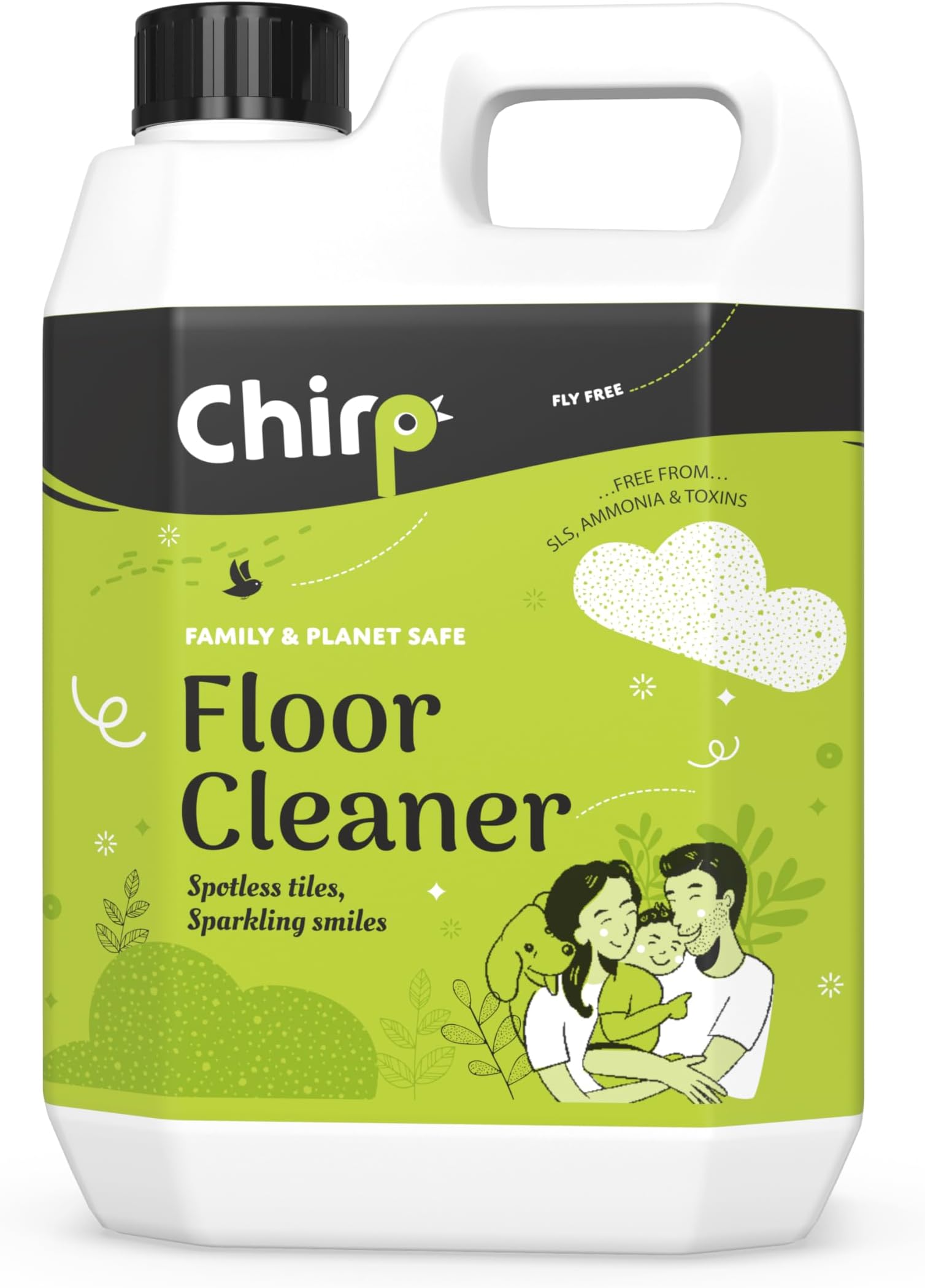 Floor Cleaner Liquid, Pet Friendly (Dog,Cat) And Baby Safe With Natural, Organic, Herbal, Non-Toxic, Plant-Based Ingredients Pet Safe (2.5 l (Pack of 1))