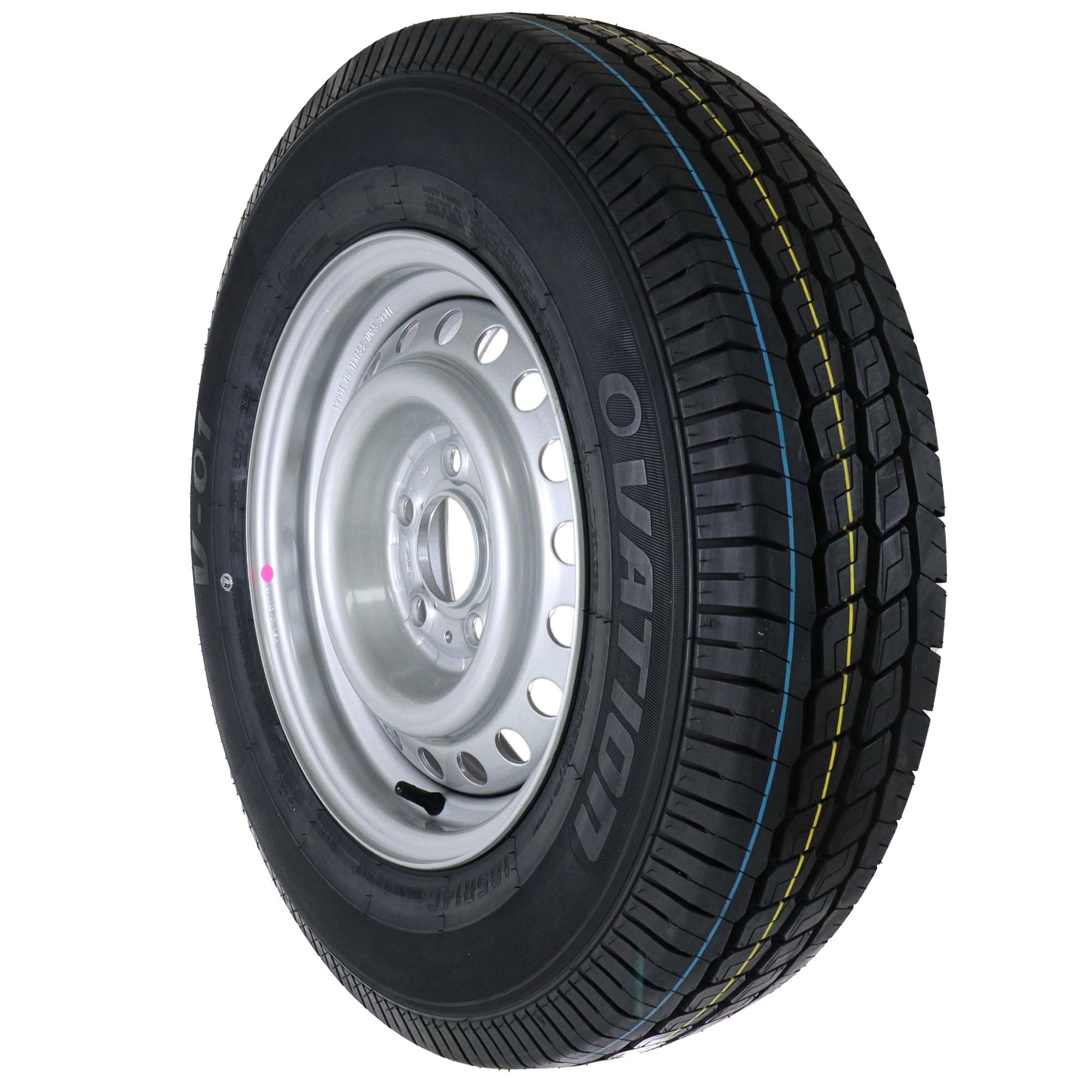 Ruota Per Rimorchio Rinforzata KENDA PNEUMATICI 185/80 R14C 104 102n Cerchio In Alluminio Starco Nero 5 5jx14h2 5x112 Et 30 - Foto 13