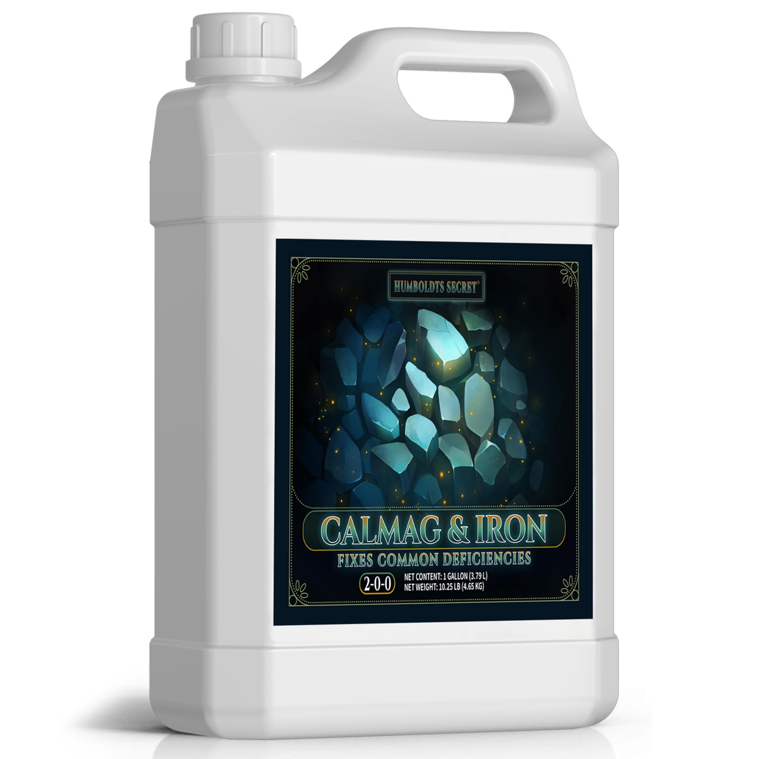 CalMag & Iron | Calcium, Magnesium & Chelated Iron Nutrient Fertilizer | Hydroponic Supplies for Vegetative & Flowering Growth in Soil, Coco, Hydroponics or RO Water | 1 Gallon
