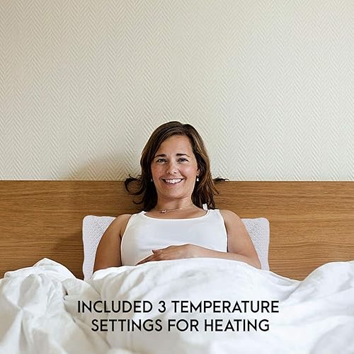 Miniatura 3 de Almohada térmica térmica para el dolor de cuello con batería, almohada cervical de espuma viscoelástica para dolor de cuello y hombros, almohada