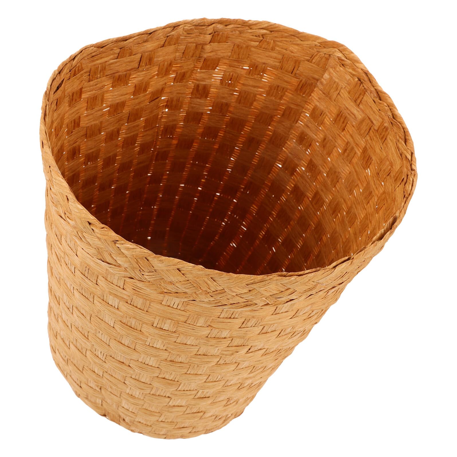 Poubelle écologique tissée main pour créer un espace de travail zen