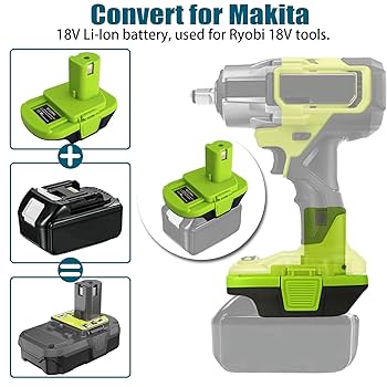 マキタ18ボルト Amazon.co.jp: MT20RNL バッテリーアダプター Ryobi 18ボルト