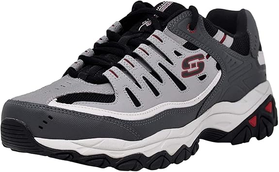 Skechers Men's Afterburn Memory-Foam Lace-up Sneaker