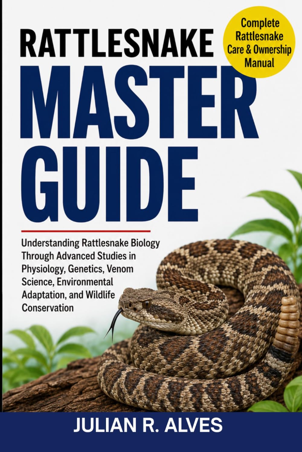 RATTLESNAKE MASTER GUIDE: Understanding Rattlesnake Biology Through Advanced Studies in Physiology, Genetics, Venom Science, Environmental Adaptation, and Wildlife Conservation