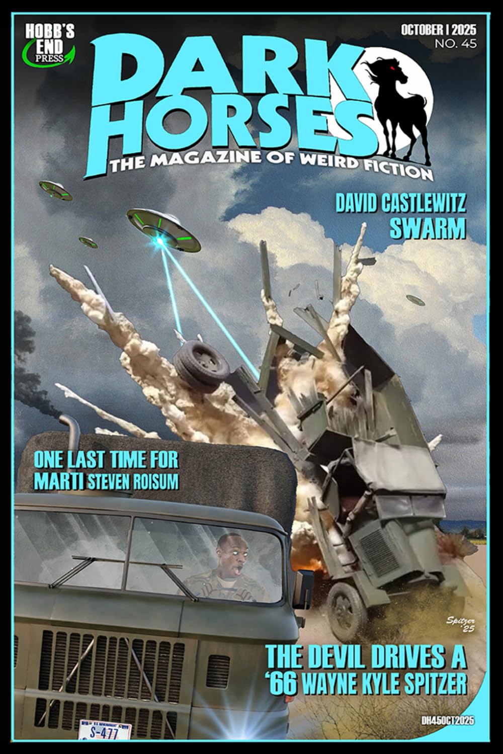 Cover of Dark Horses: The Magazine of Weird Fiction, October 2025