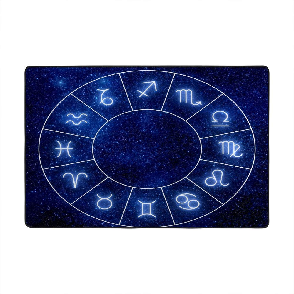Tapis zodiaque salon Ruchen pour réchauffer un sol froid avec du velours