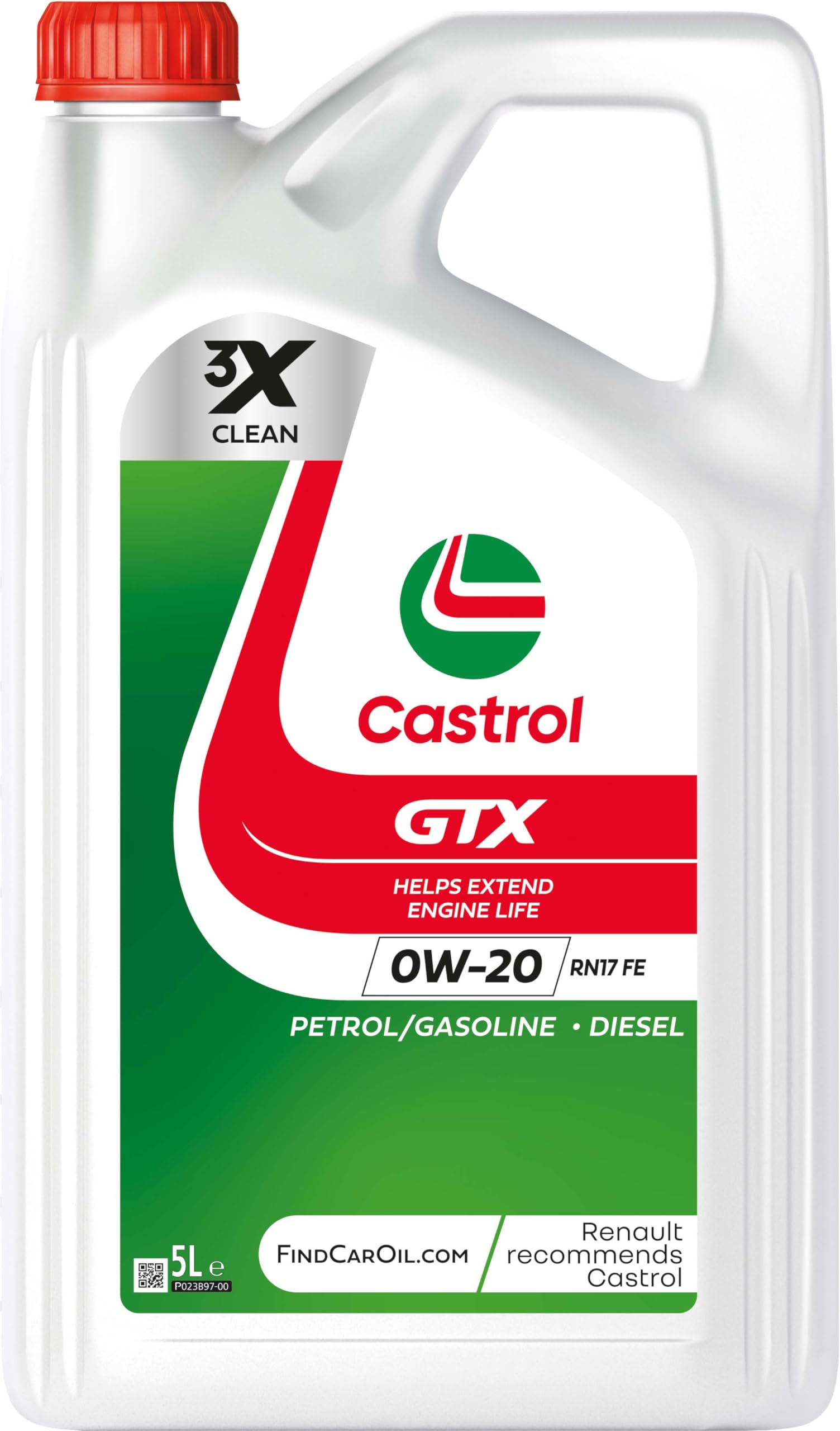 Castrol GTX 0W-20 RN17 FE 5L : Amazon.co.uk: Automotive