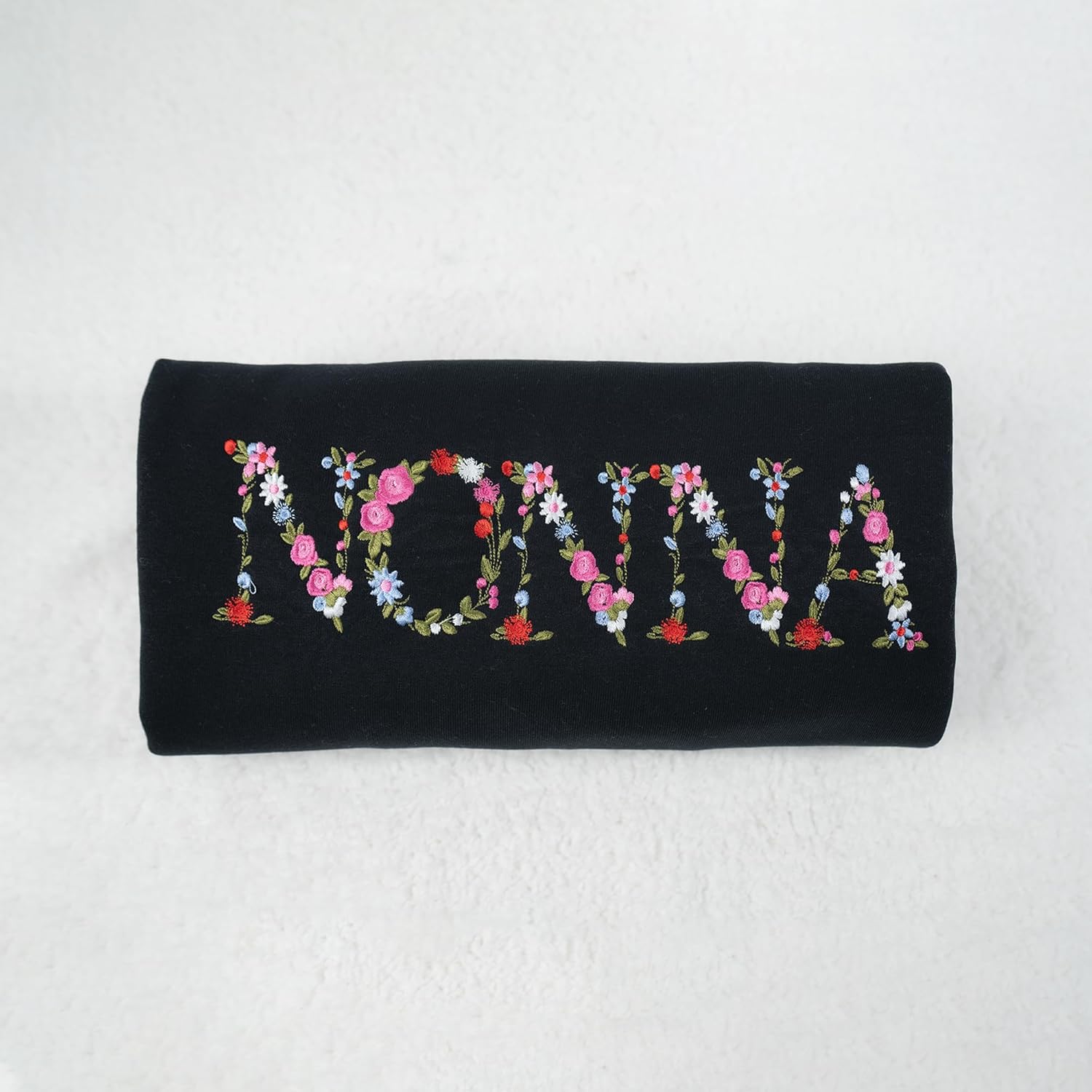 Embroidery Nonna Sweatshirts For Women Gift Sweatshirt From Grandkids Nonna Flower Grandma Gift Mothers Christmas - Image 7