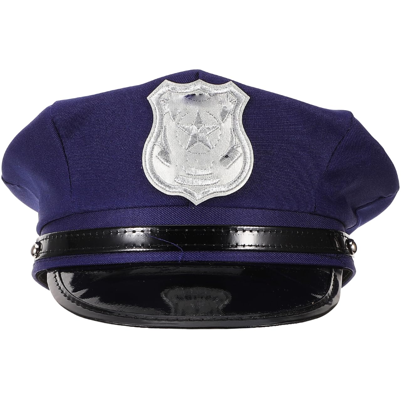 Toyvian Police Cap Cop Cap Police Cosplay Costume Party Props for Adults (Blue)