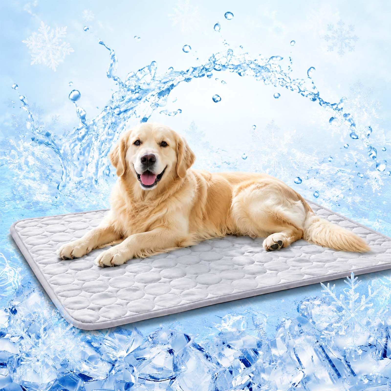 Lumina Co Pet Cooling Mat 62x50cm for Cats, Dogs, Crates and Car Travel