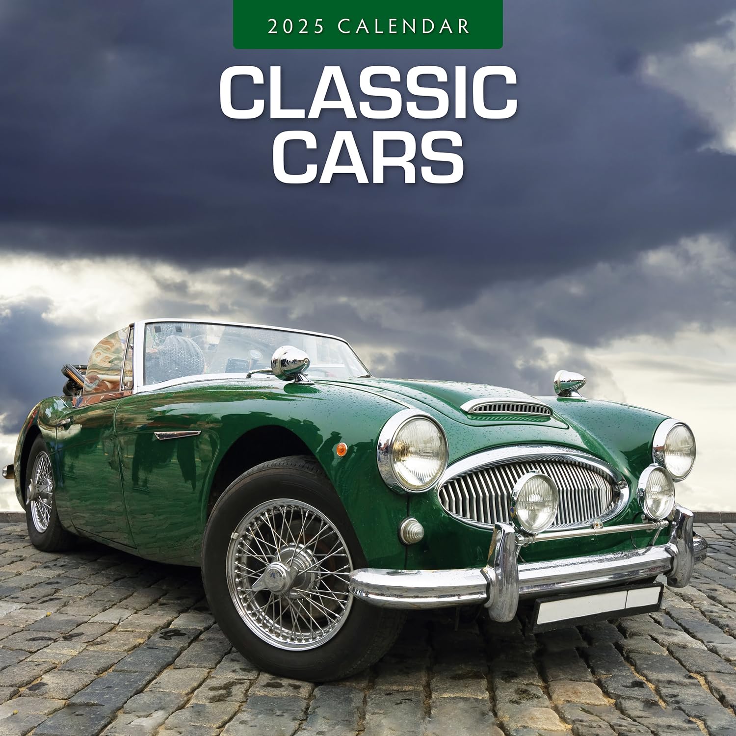 Classic Cars - 2025 Square Wall Calendar - by Red Robin Publishing