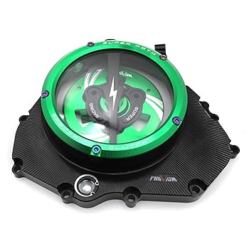 keihin★非売品！3Dクリスタル Amazon.com: HongK- Motorcycle See Though Green Clear Clutch