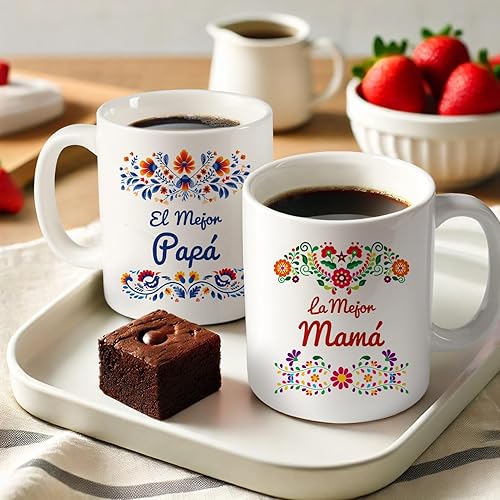 Miniatura 2 de Breezy Valley Regalos para padres, mamá y papá, regalo en español de parte de los niños, los mejores regalos de Navidad para padres de hija hijo,