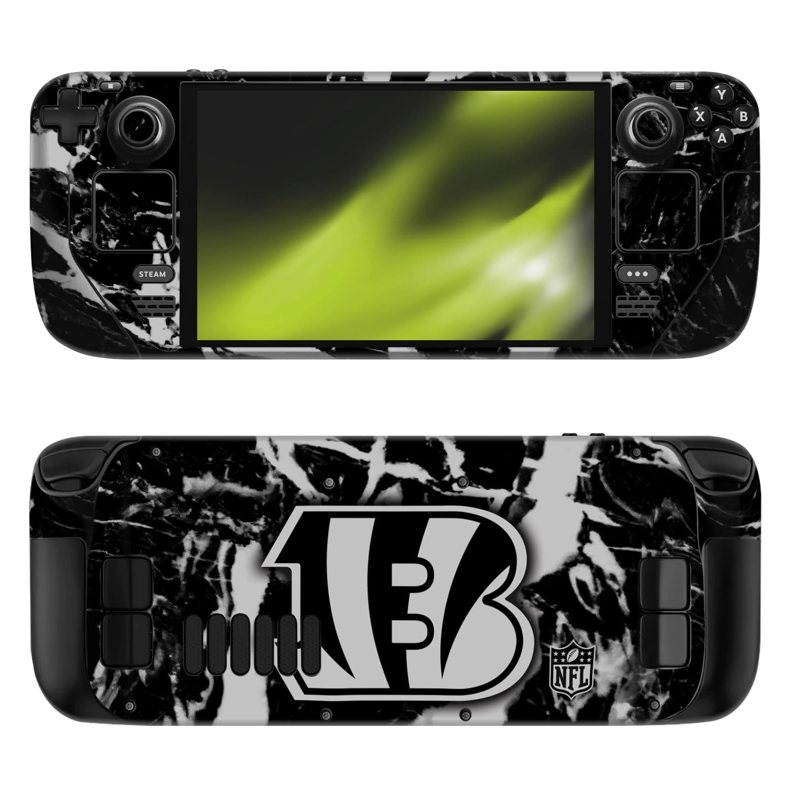 Skin Cincinnati Bengals pour Steam Deck OLED Head Case Designs - 6