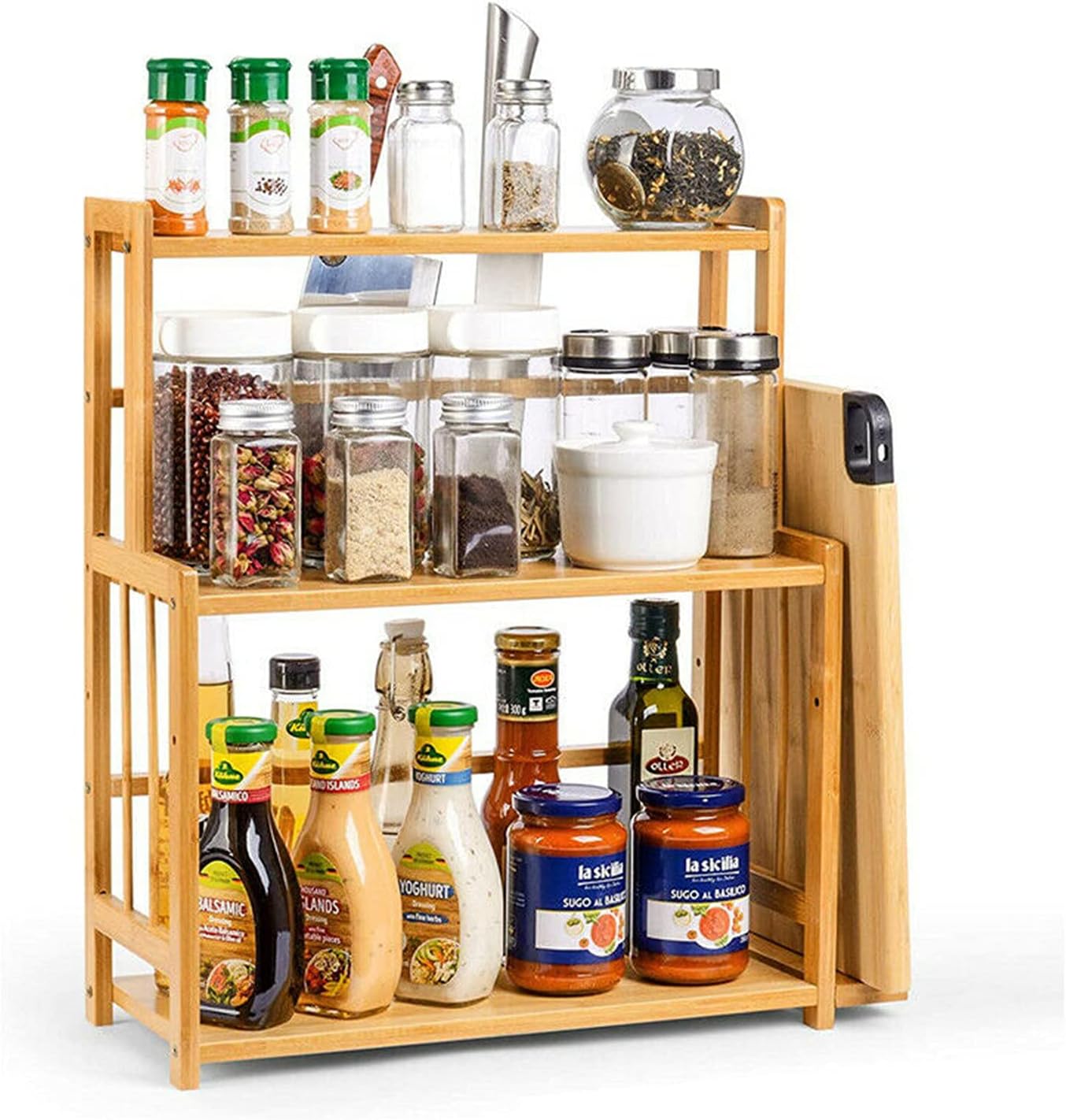 Tier Standing Spice Rack with Adjustable Shelving Ghana Ubuy