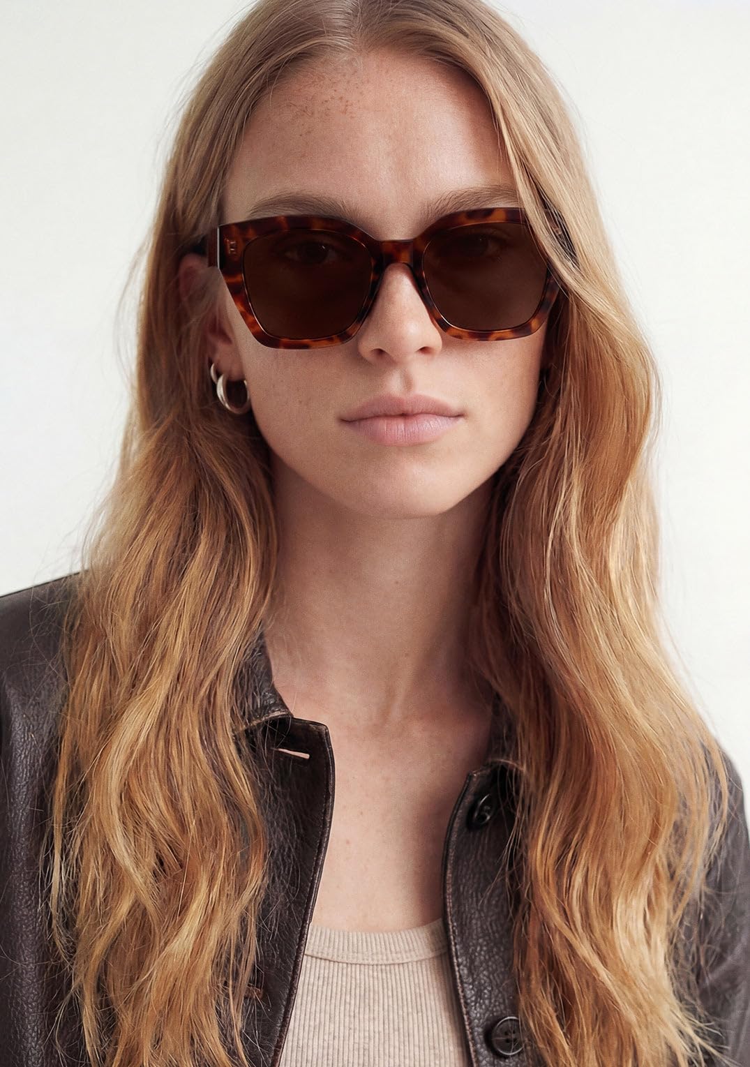 D.Franklin Occhiali da sole - Unisex - Con lenti protettive UV - Modello rizz - Quadrati - Per uomo e donna - Sunglasses