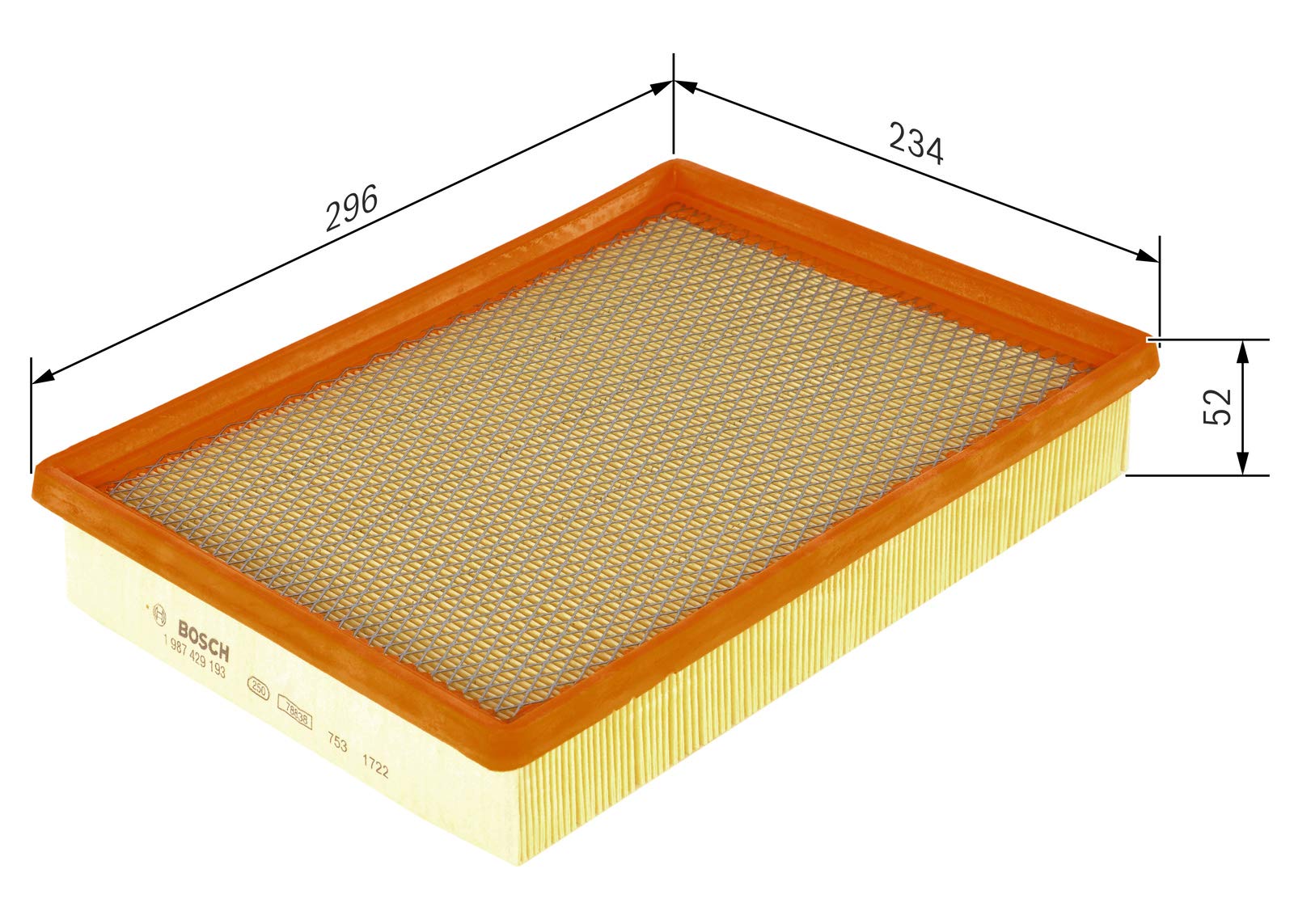 Bosch S9193 - Luftfilter Auto : Amazon.de: Auto & Motorrad