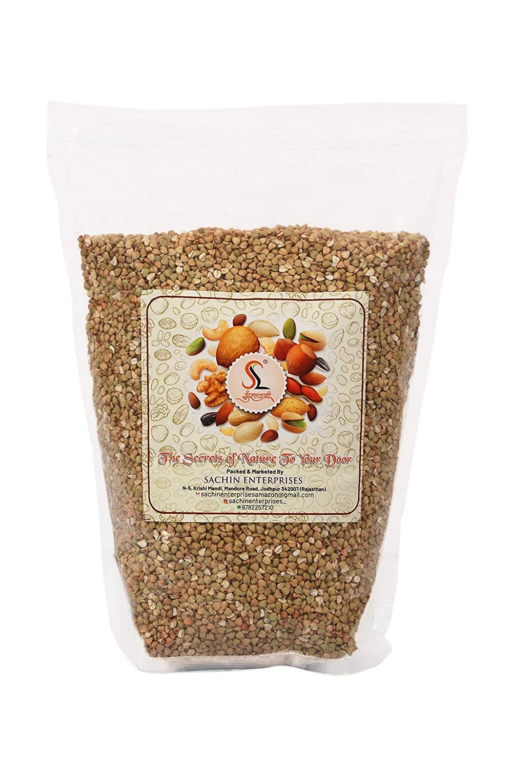 SundarLaxmI® Buckwheat Seeds - 1.8kg (900g * 2pack) | Gluten Free Buckwheat Groats | Kuttu Giri (B08DBQ38LR) Amazon Price History, Amazon Price Tracker