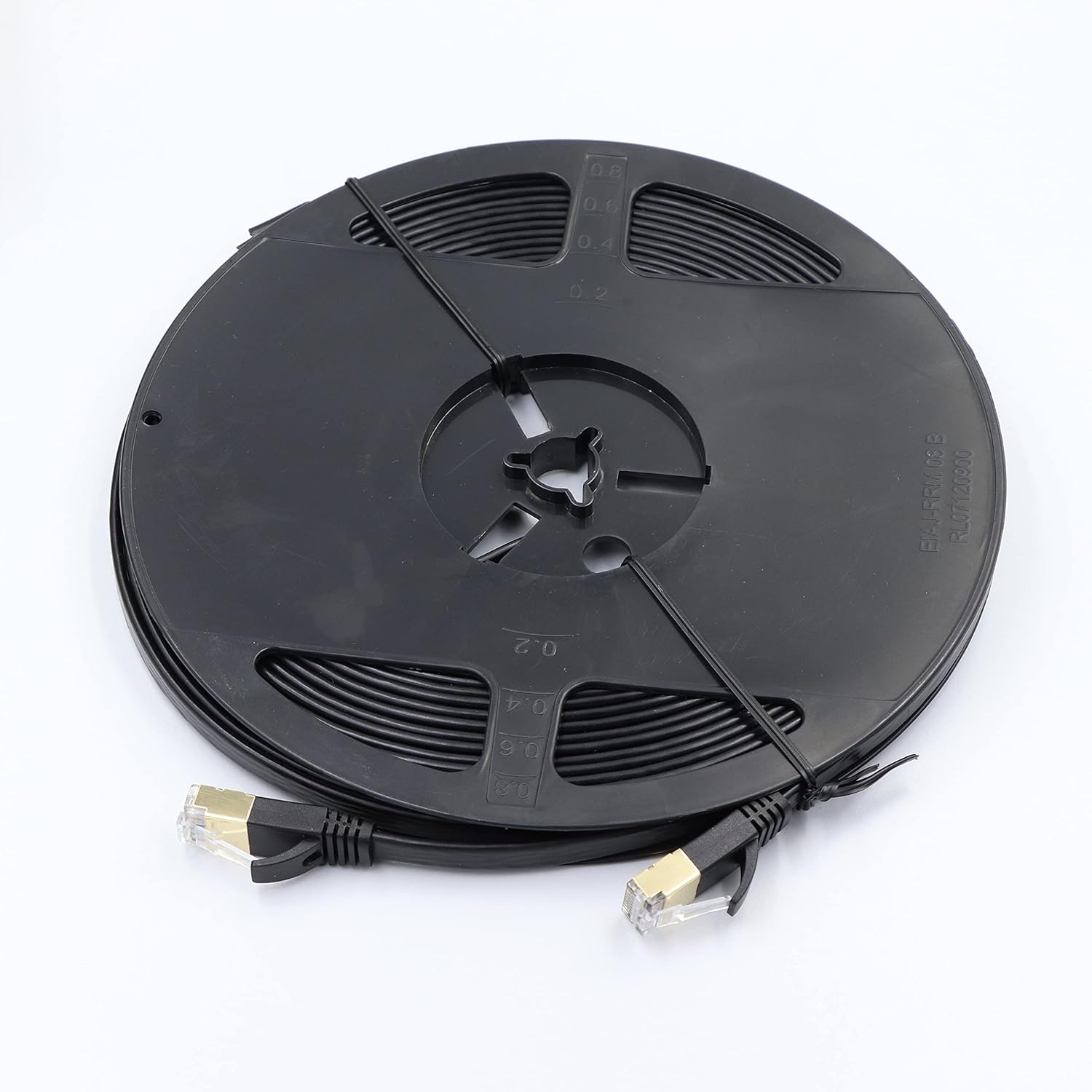 Super Brands EXTNGO Reel Flat Black CAT7, 30Feet, High Speed 10 Gbps Internet Cable, Easily Manually Retractable Ethernet Cable. Clips Included Lowest Price EXTNGO Reel Flat Black CAT7, 30Feet, High Speed 10 Gbps Internet Cable, Easily Manually Retractable Ethernet Cable. Clips Included