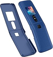 Vista 5 de Funda para teléfono TCL Flip 4 5G/T440 (2025) con protector de pantalla cubierta protectora rígida delgada (azul)