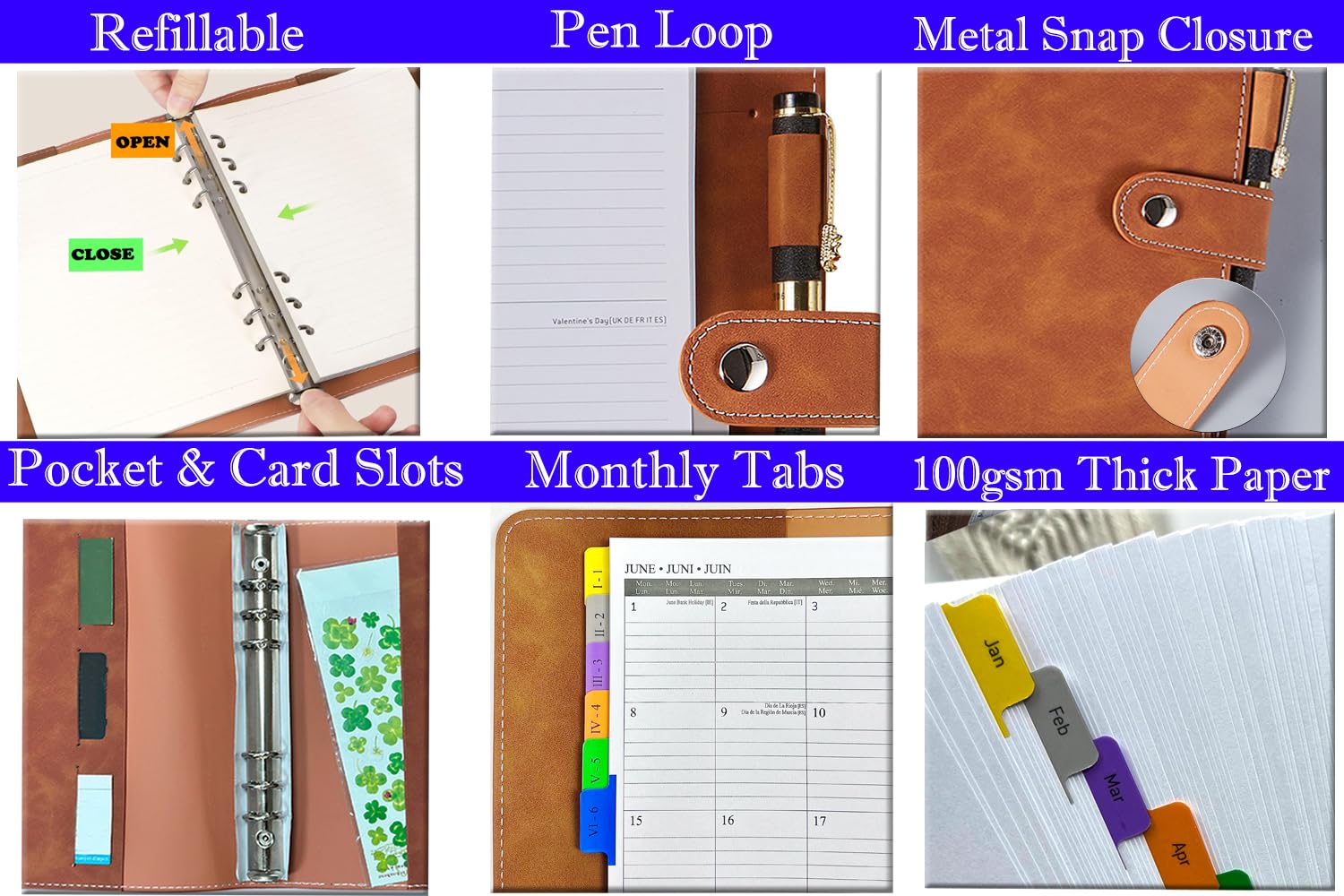 Agenda 2026 Semainier A5 Vertical Janv-déc Vue Semaine Sur 2 Pages