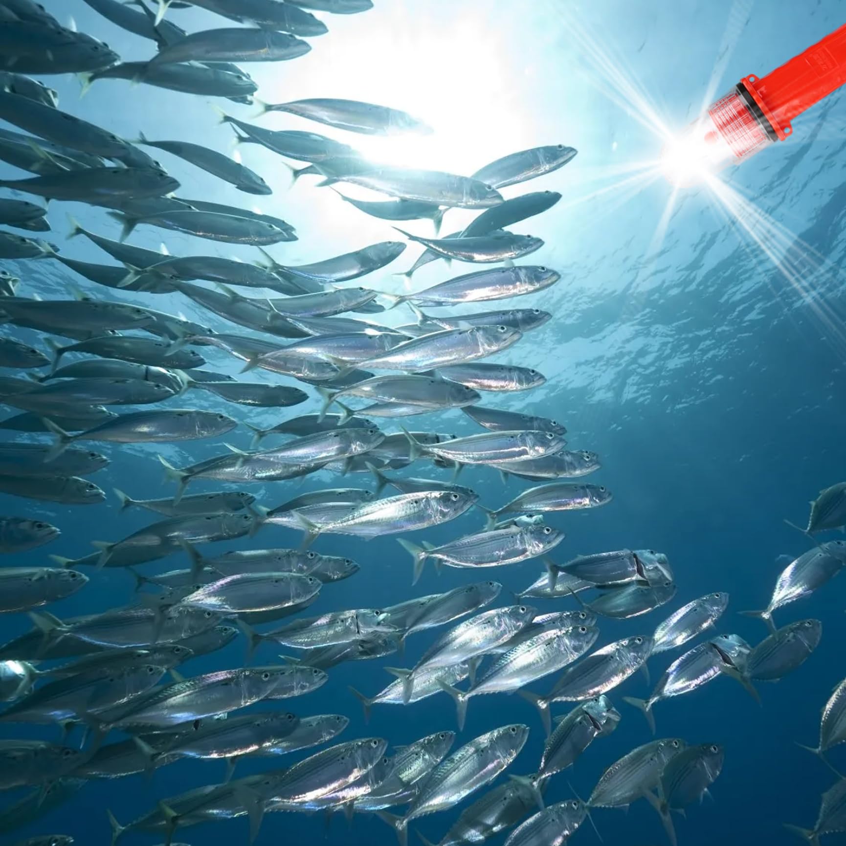 3 Pezzi Razzi per Barche Razzi marini elettronici Approvati dalla Guardia Costiera Segnali di Emergenza Impermeabili per reti da Pesca Boe e Barche Rosso