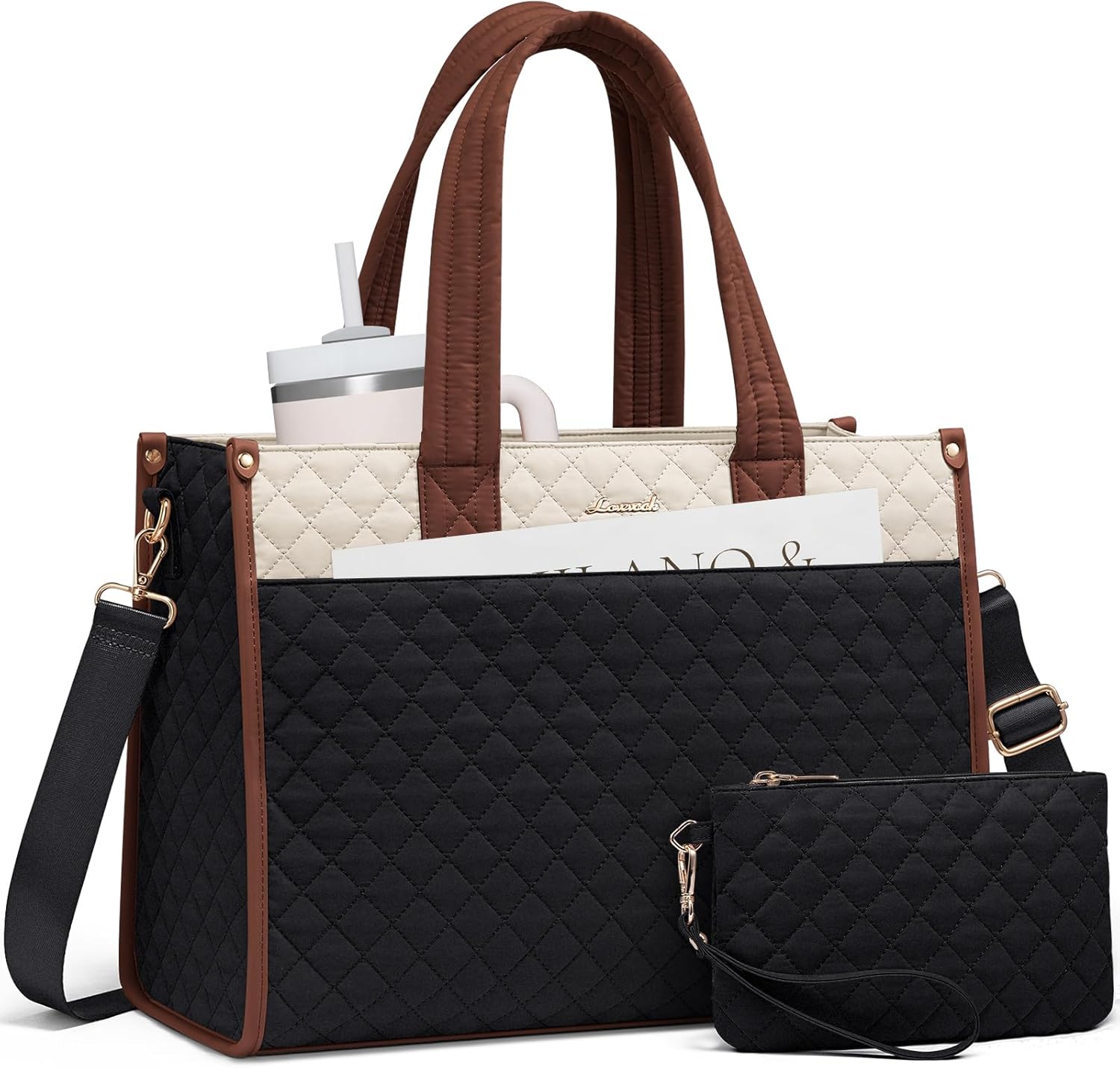 LOVEVOOK Laptop Bag for Women,15.6 Inch Laptop Tote...