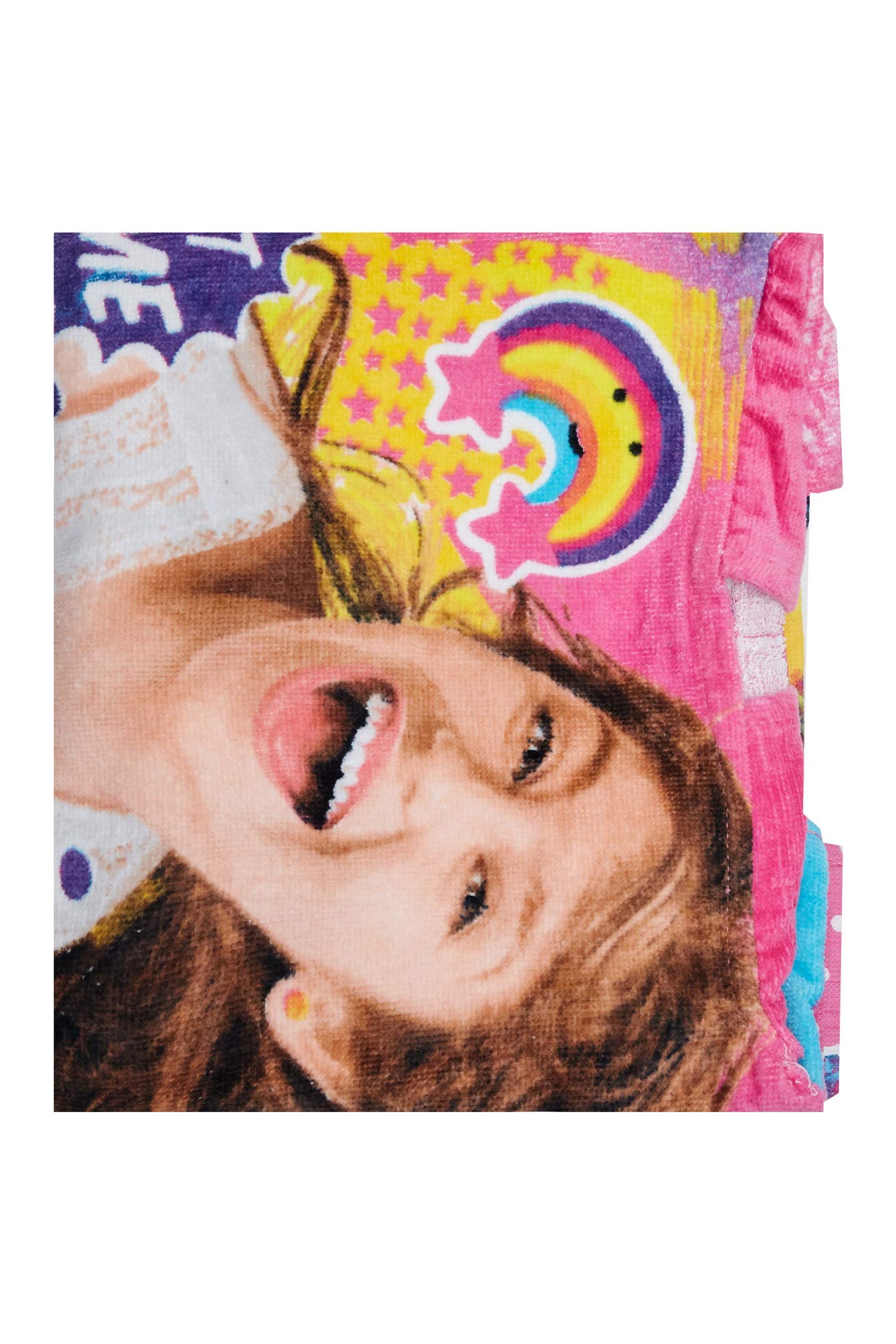 Disney Asciugamano da Bagno per Bambina Poncho Soy Luna Velour con Cappuccio (Rosa)