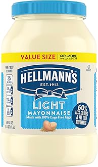 Creamy Light Mayonnaise Light Mayo Made with Cage Free Eggs 48 FL oz