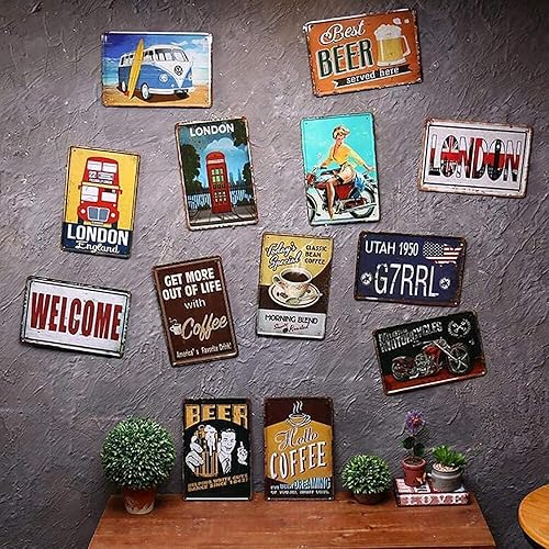 Miniatura 6 de Letreros de metal vintage con texto en inglés "Friends Are Like Panty", póster retro con citas de vida, arte de pared, divertido letrero de hojalata