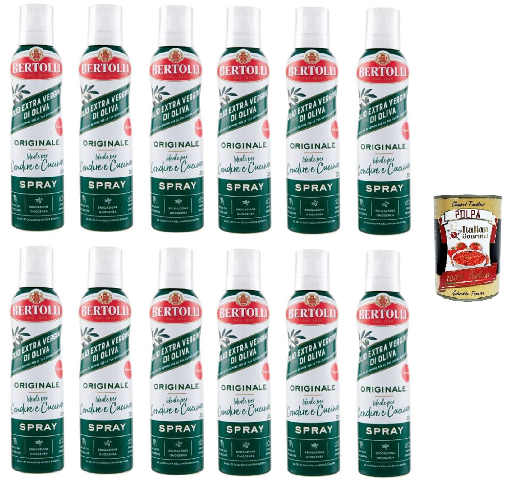 Italian Gourmet Olio Extra Vergine di Oliva Spray natives Öl 12 x 200ml