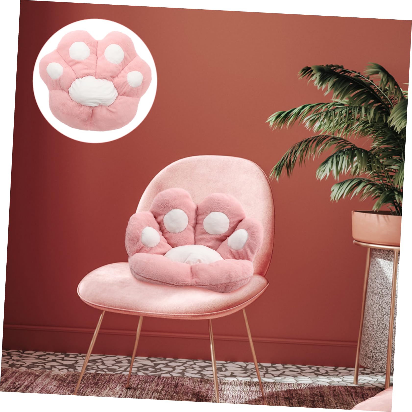 Cuscino Forma di Zampa di Gatto Morbido e Comodo per Sedia da Gaming e Uso Domestico Design Adorabile e Pratico per Adulti