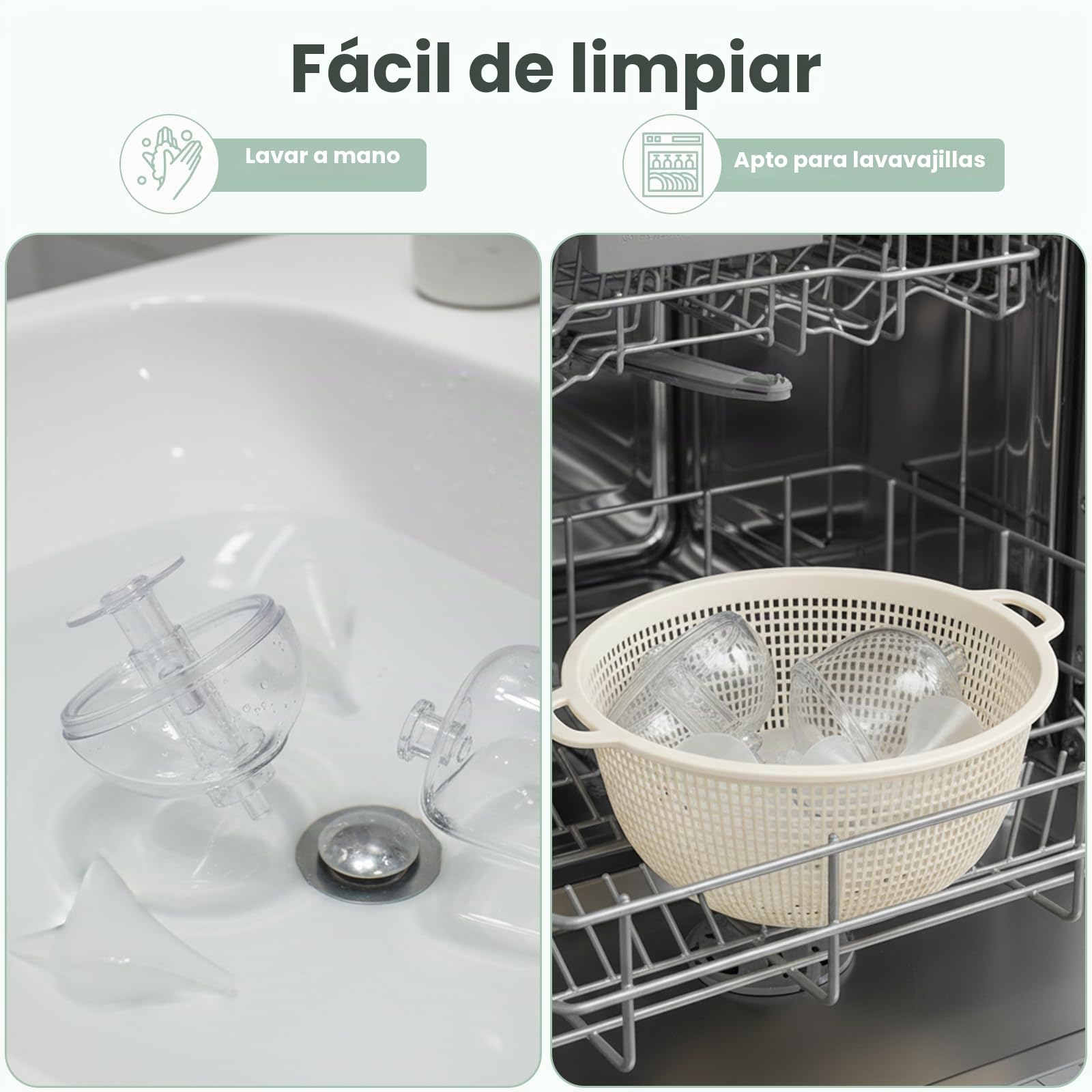 Aspirador Nasal para Bebe, 65Kpa Mosca de Bebé Eléctrica Aspirador Nasal Recargable con 3 Puntas de Silicona Suave y 9 Niveles de Succión, Silencioso, LED & Música pour Higiénica Bebé y Bebé