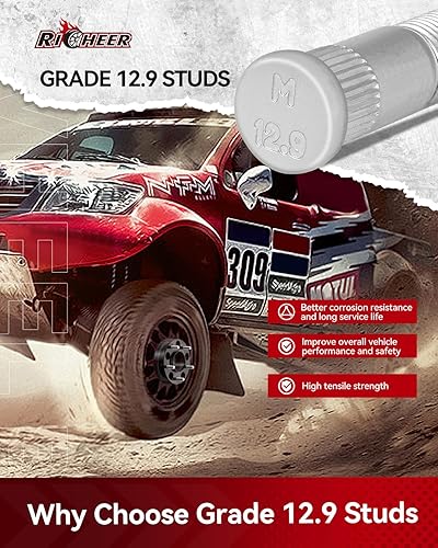 Miniatura 5 de Richeer Espaciadores de rueda espaciadores 5x5 para Wrangler JK JKU 1999-2009 Grand Cherokee WJ WK 2006-2010 Commander XK, 4 espaciadores de rueda