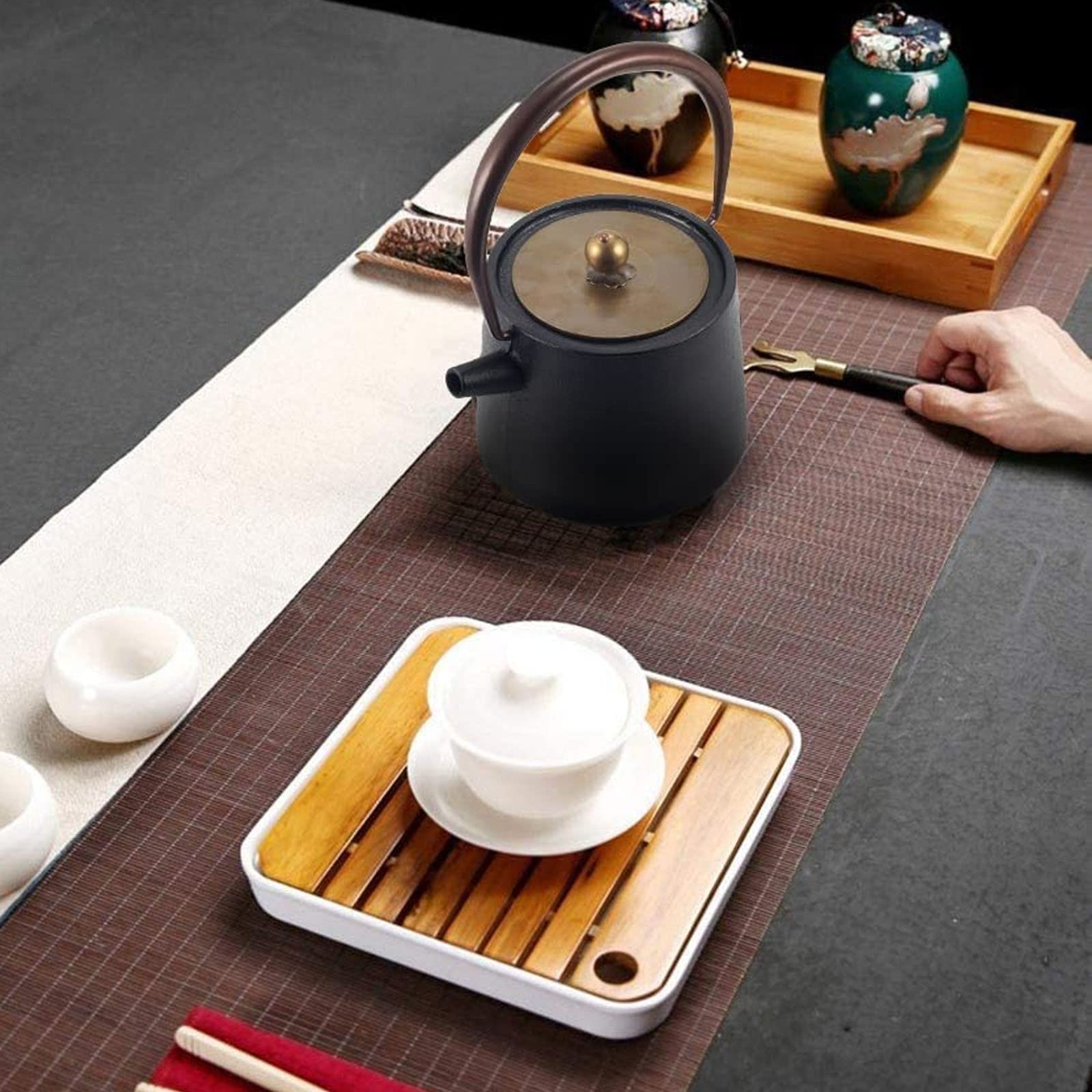 鉄瓶 急須 1200ml 直火可 IH調理器対応 おしゃれ 鉄分補給 鉄製 Amazon｜鉄瓶 南部鉄瓶 急須 1200ml 直火可 IH調理器対応 おしゃれ