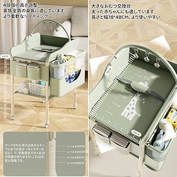 Amazon.co.jp: Bxzzuisベビーケア おむつ交換台 折りたたみ