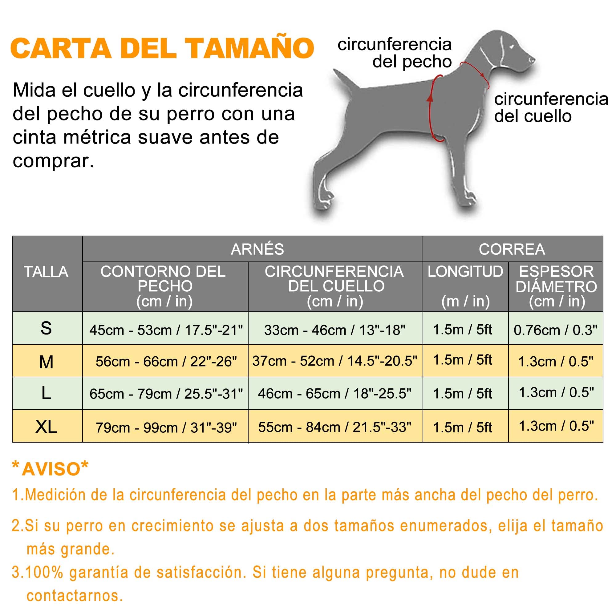 haapaw Arnés para Perro sin Tirar, Ajustable, Reflectante Oxford, fácil de controlar, Mediano y Grande, con una Correa para Perro Resistente