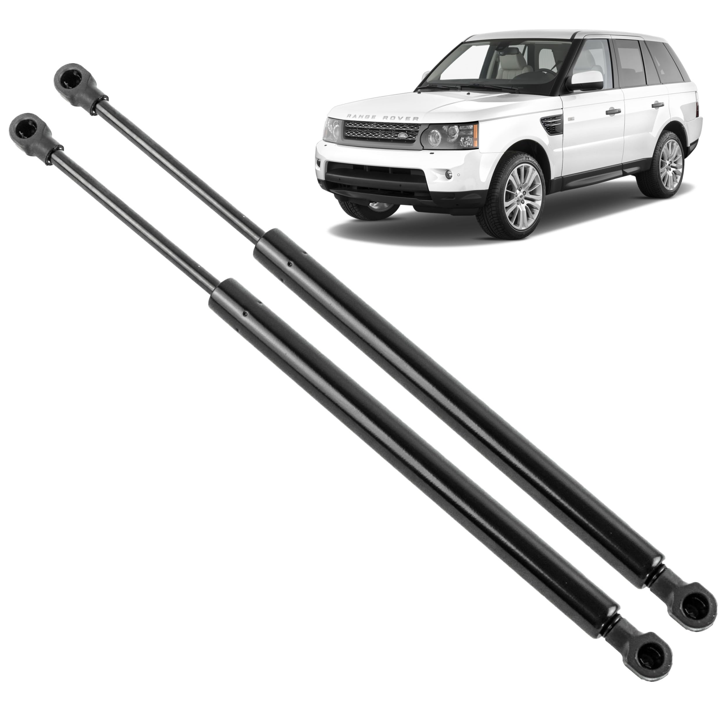 2 verins de capot compatibles pour Range Rover L322 et Legacy 5 (Berline). Vérins ouverture de capot. BKK760010, XH4216E610AA