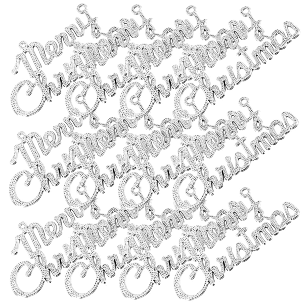 ABOOFAN 60 Piezas De Etiquetas Colgantes del Alfabeto De Navidad Decoraciones De Navidad Letrero De Pared De Tablero De Feliz Colgador De Puerta De Decoración
