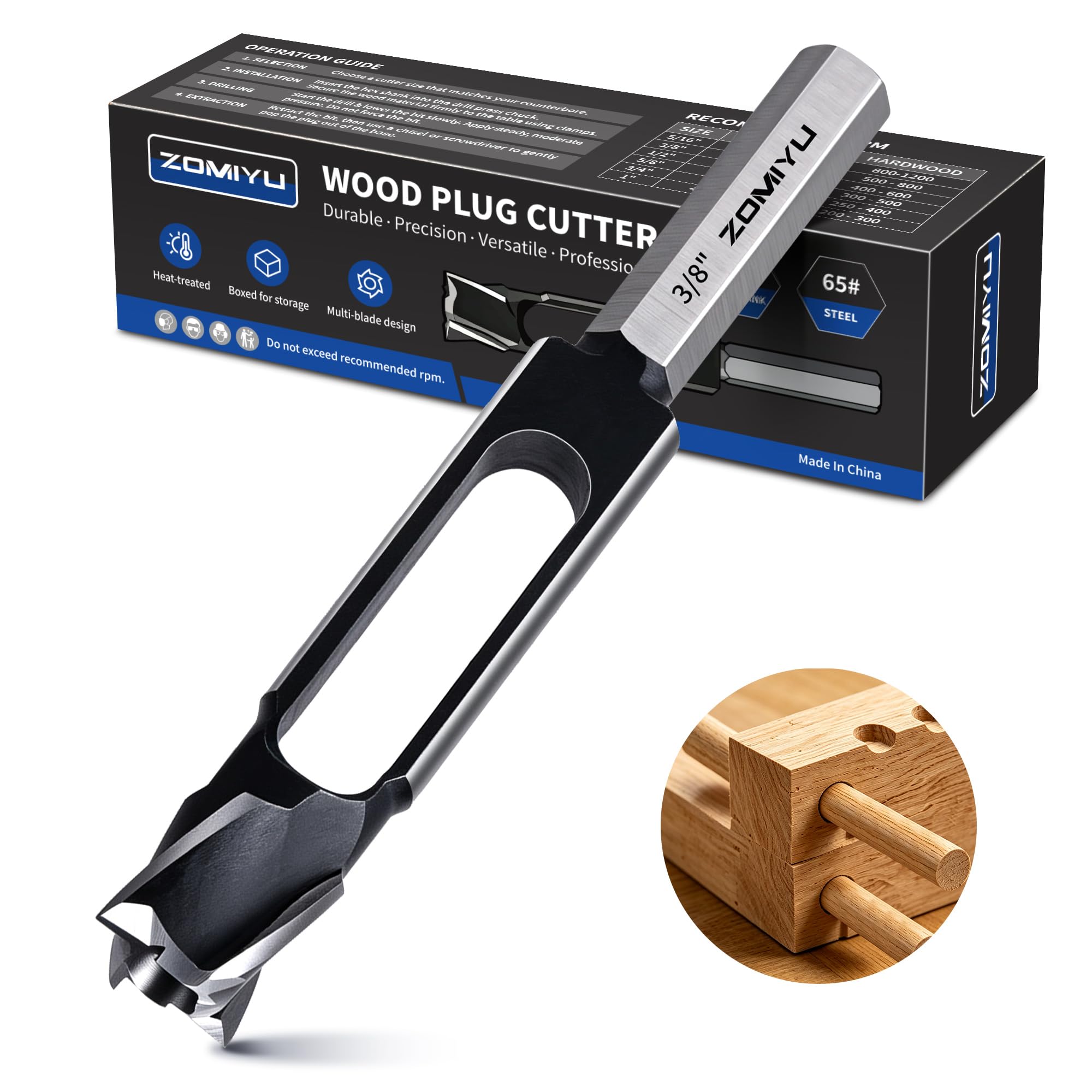 Wood Plug Cutter - Professional Tenon Cutter -1