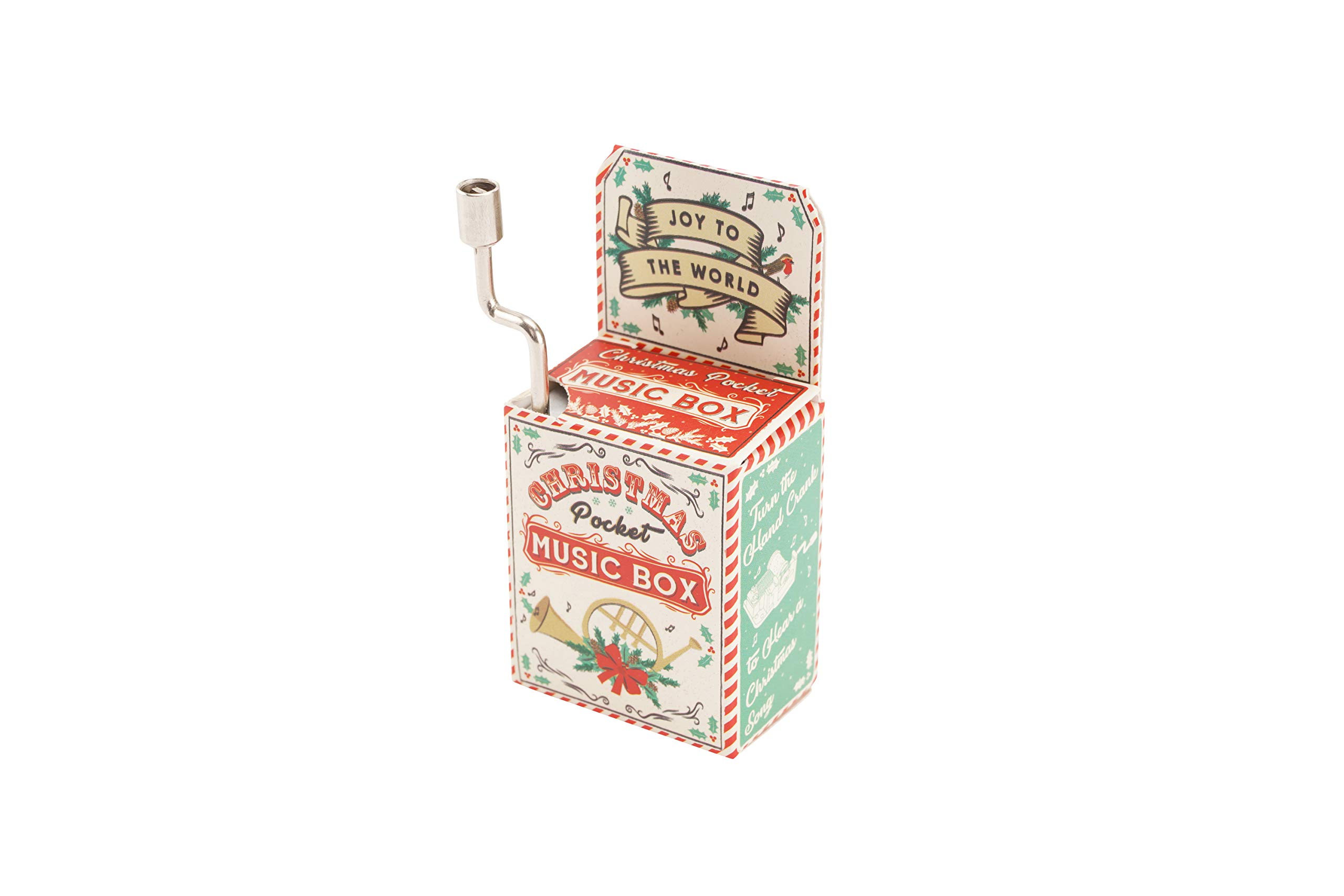 Cgb Giftware Multicolor | Christmas Music Box - 'Joy To The World' | Joy To Thw World Christmas Range | Wind Up | Novelty | Gift | Secret Santa | Gb03008