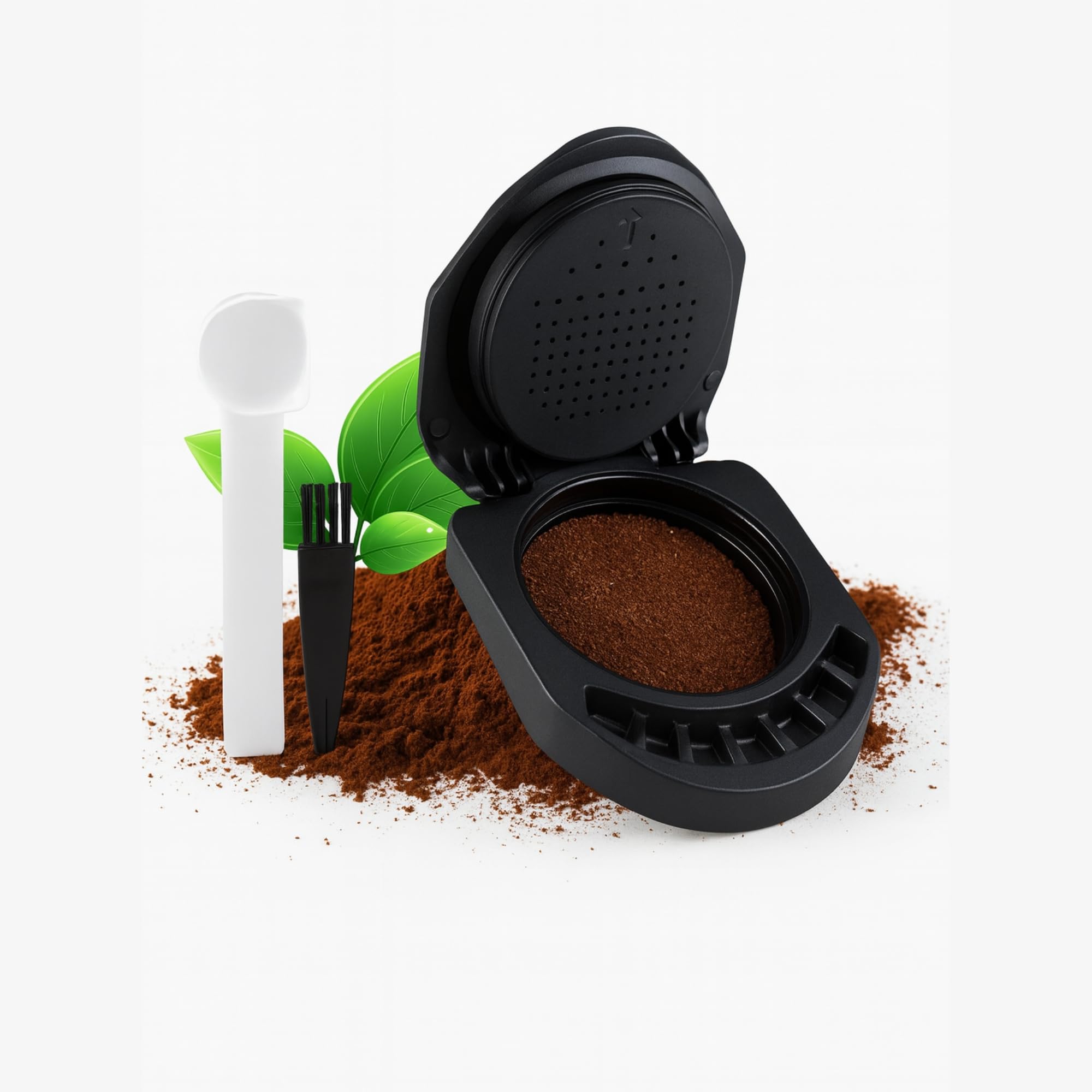 Dosette rechargeable Dolce Gusto et support tiroir adaptateur permanent HELLOCAPS